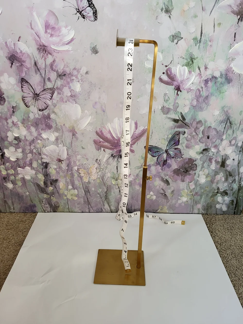 Purse Or Bag Stand In Gold Color For Display Selling Posh